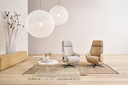 Exklusiver Sessel mit markantem Design