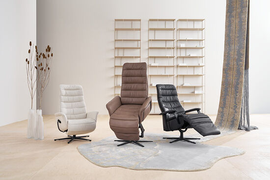 Moderner Relaxsessel mit wertigen Details