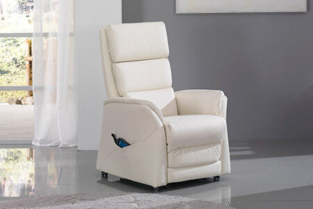 Fauteuil relax confortable avec roulettes et nombreuses fonctions
